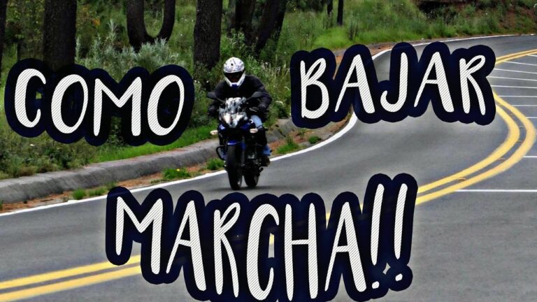 como bajar la velocidad en una moto
