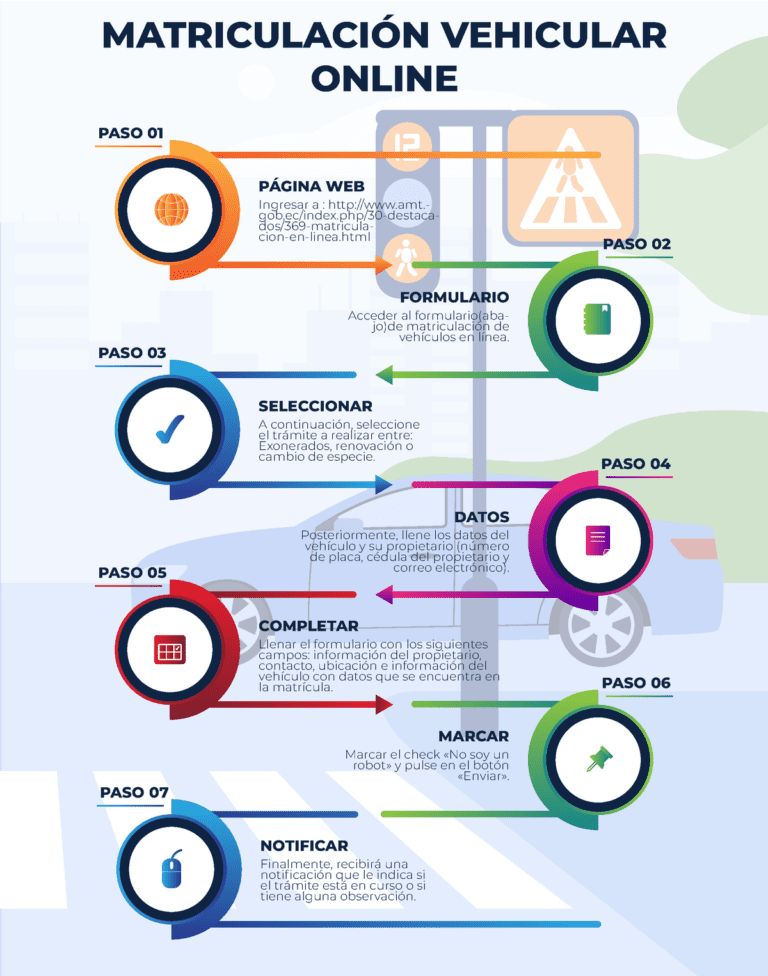 como es el proceso de matriculacion vehicular