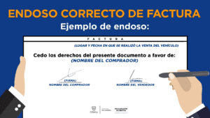 como hacer cambio de propietario sin factura endosada
