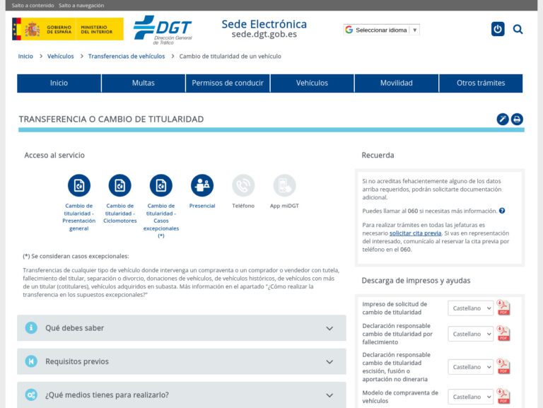 como hacer la transferencia de un auto sin el titular