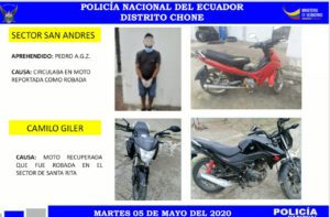 como saber si una moto es robada en ecuador