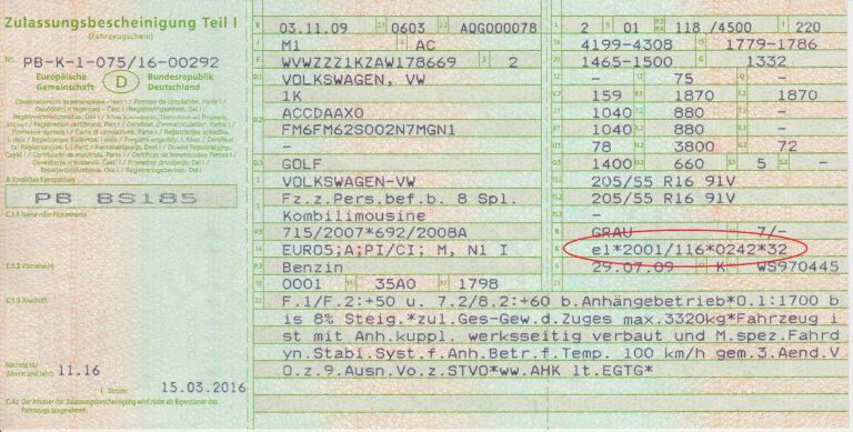 como sacar el certificado de homologacion de un vehiculo
