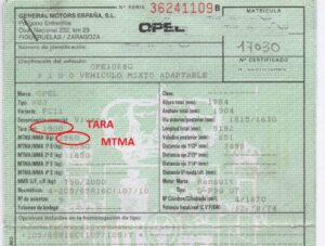 como se calcula la capacidad de carga de una furgoneta