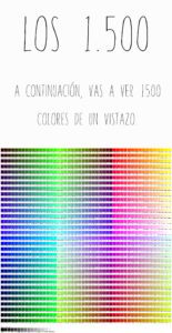 como se llaman todos los colores del mundo