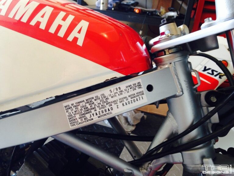 cual es el numero vin de una moto