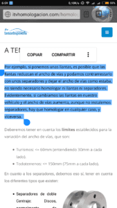 cuando hay que homologar separadores