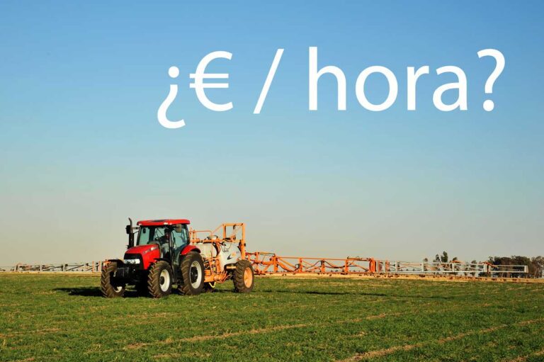 cuanto consume un tractor a la hora