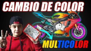 cuanto cuesta cambiar el color de la moto