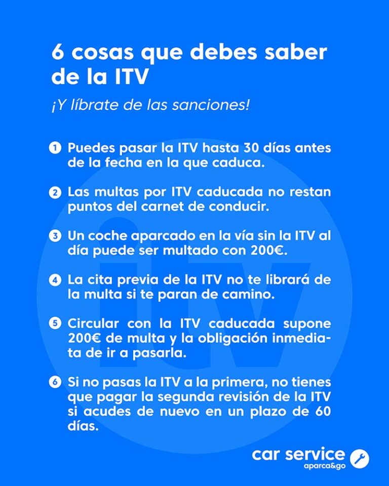 cuanto tiempo se puede circular sin la itv