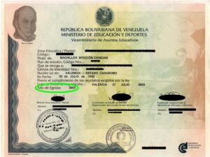 donde se legaliza el titulo de bachiller