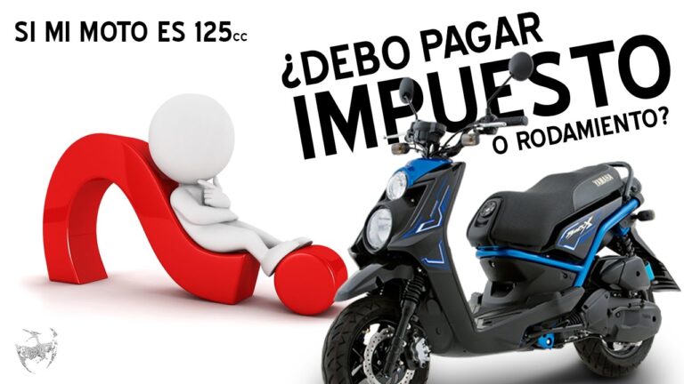 que modelos de motos pagan impue