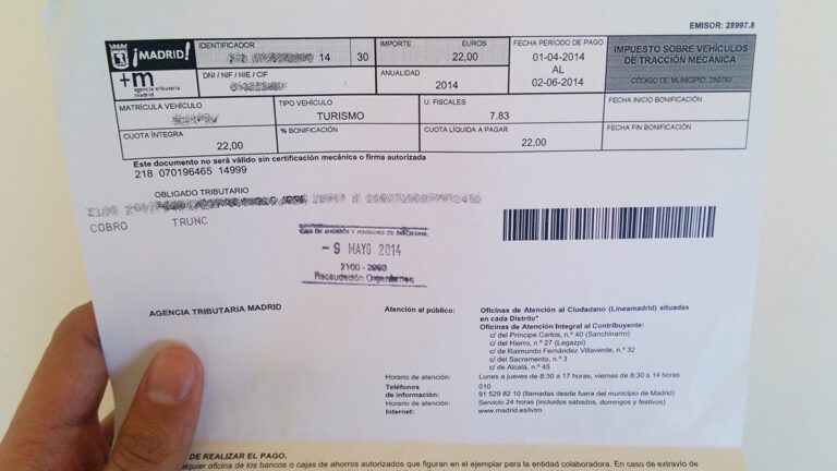 que pasa si no pago el impuesto de vehiculos de traccion mecanica