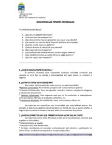 que pasa si no pago la patente municipal