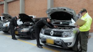 que revisan en un carro la dijin