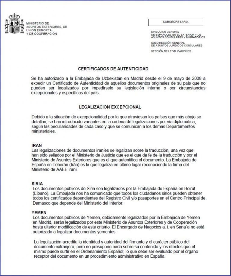 que se necesita para legalizar un certificado