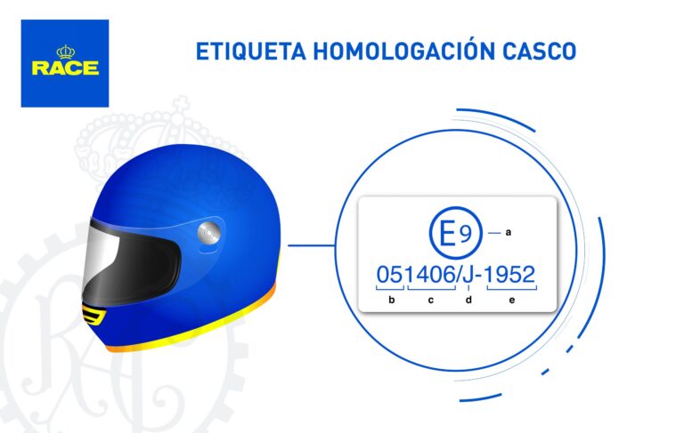 que significa e9 en un casco de moto