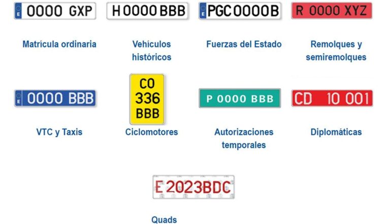 que significa la matricula roja en un remolque