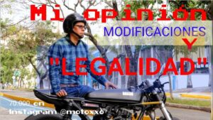 que tanto se puede modificar una moto en colombia