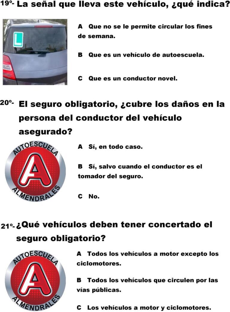 que vehiculos tienen que tener concertado el seguro obligatorio
